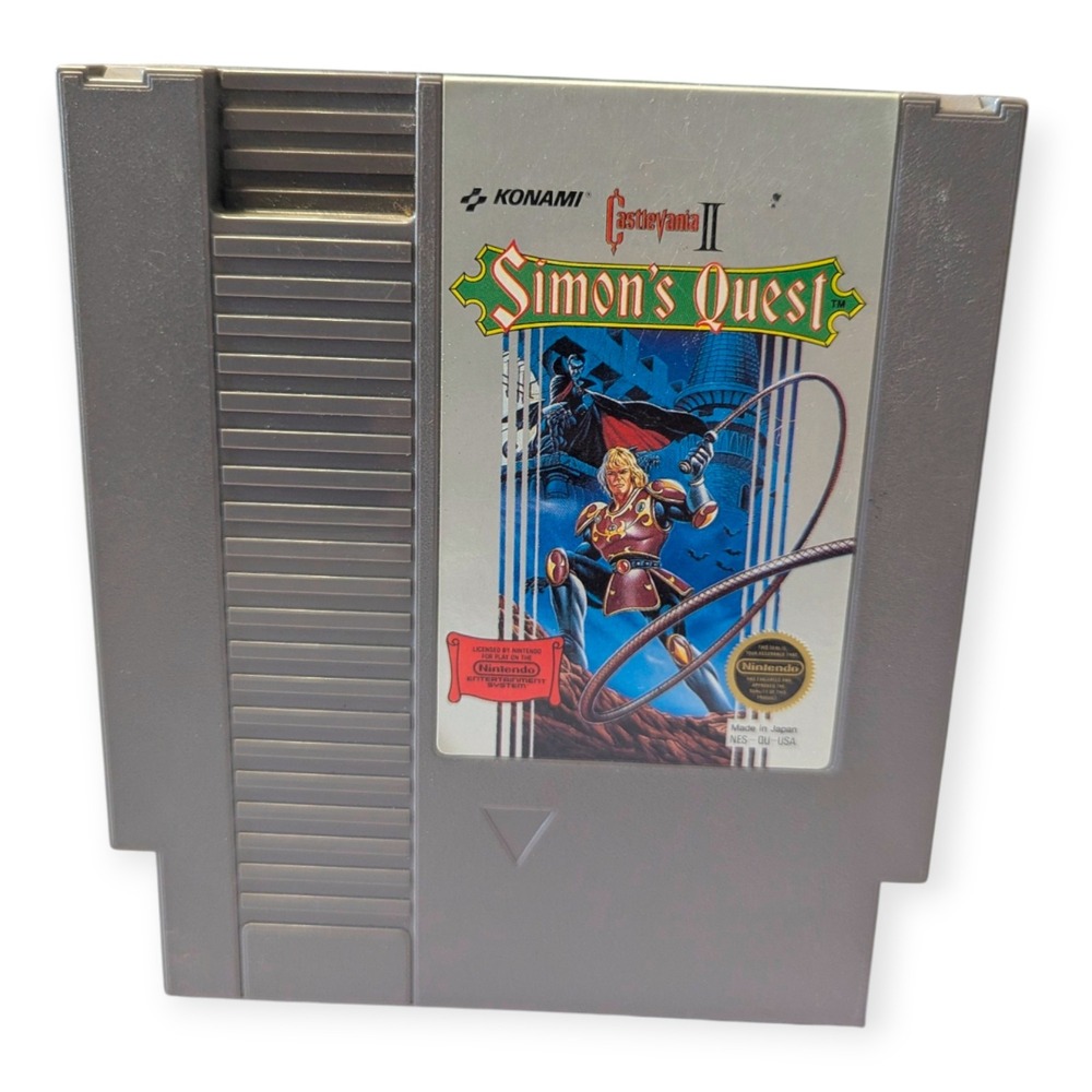 Castlevania II Simon's Quest Nintendo NES Game Konami Retro Video Game